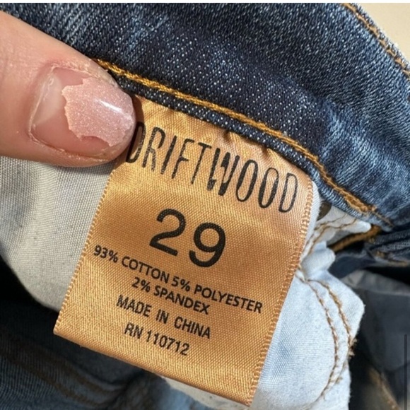 EUC- ANTHROPOLOGIE -DRIFTWOOD BRAND- BOHO COLETTE TASSEL JEANS - Picture 7 of 8